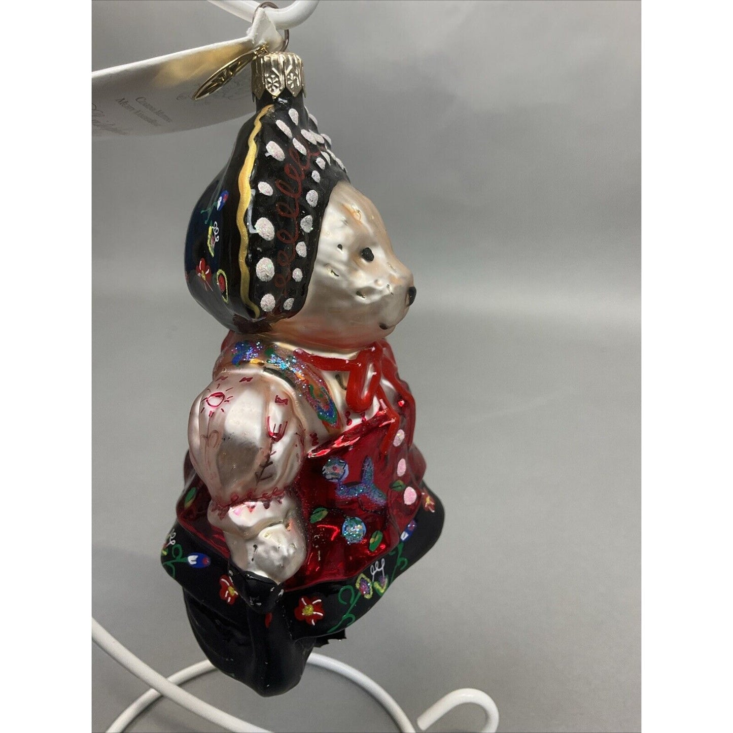 Radko “Rockette” + Czarina Muffina Muffy Vanderhare Bear Ornaments/ Damaged