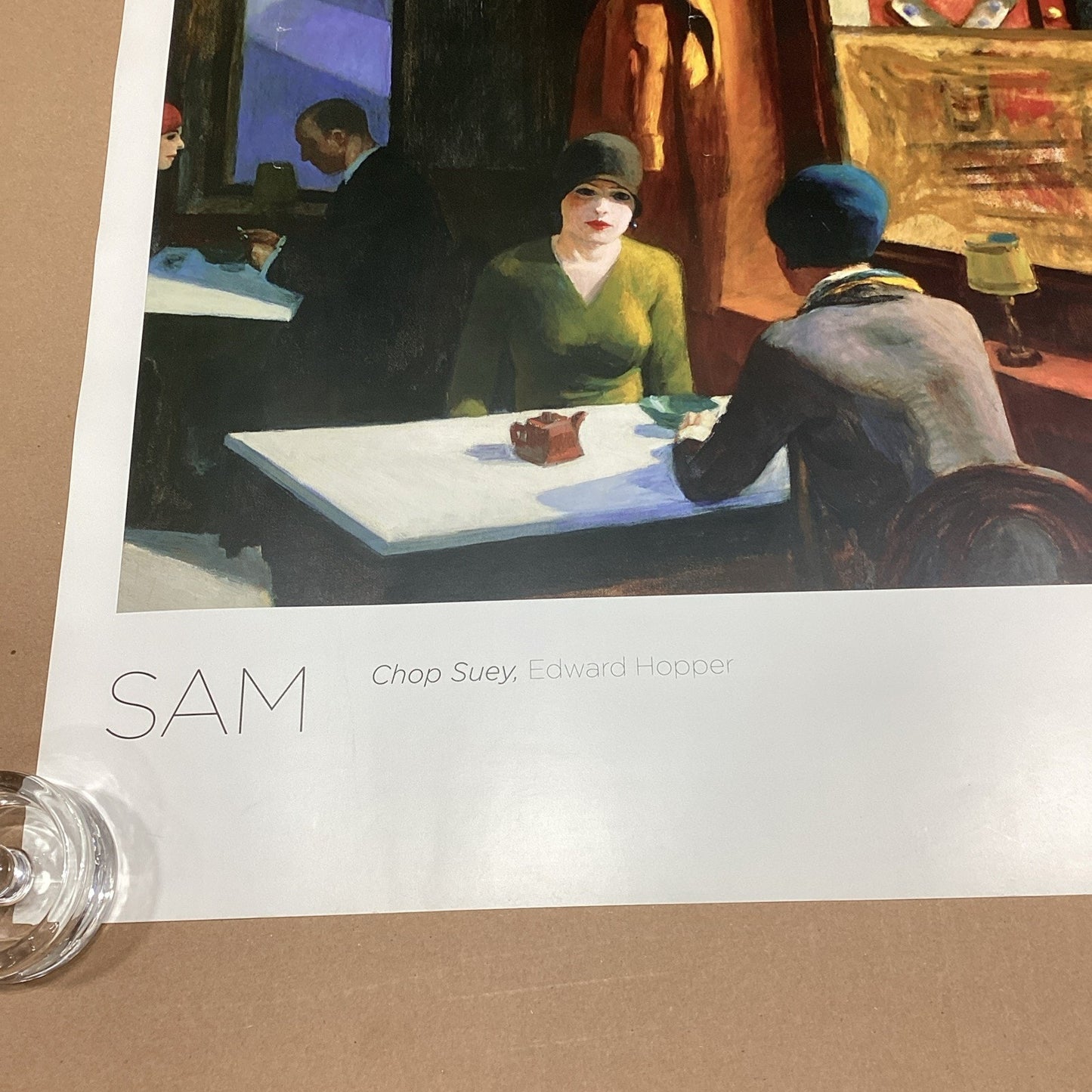 Edward Hopper - Sam - Chop Suey Poster - 24x23.5”