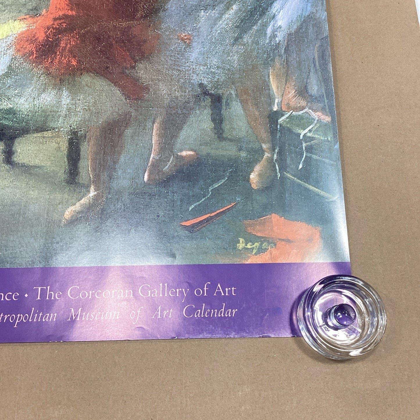 Degas Dancers - 1986 Museum Of Art Calendar Poster - 36x29.75”
