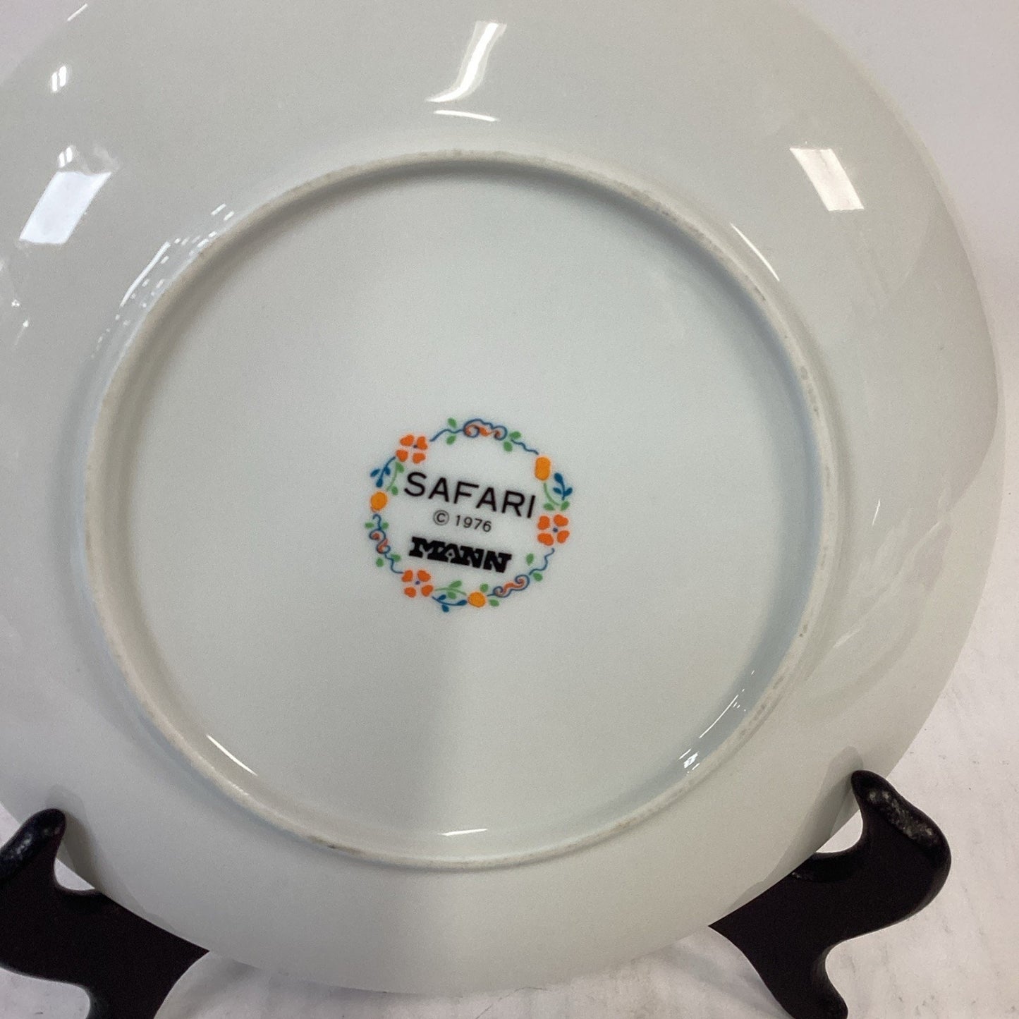 Lot Of 3 Vintage 1976 Seymour Mann Safari Lunch Plates - 8”D