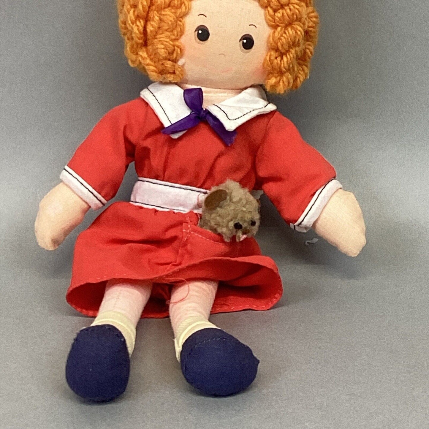 1967 Little Orphan Annie Plush & 1977 Knickerbocker Orphan Annie with Sandy Dog