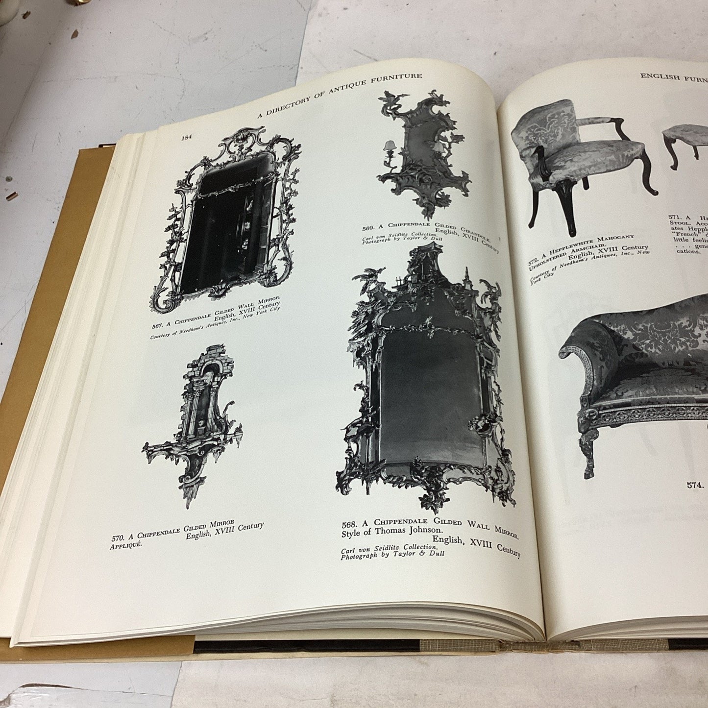Dictionary Of Furniture, Directory Of Antique Furniture & Furniture Treasury