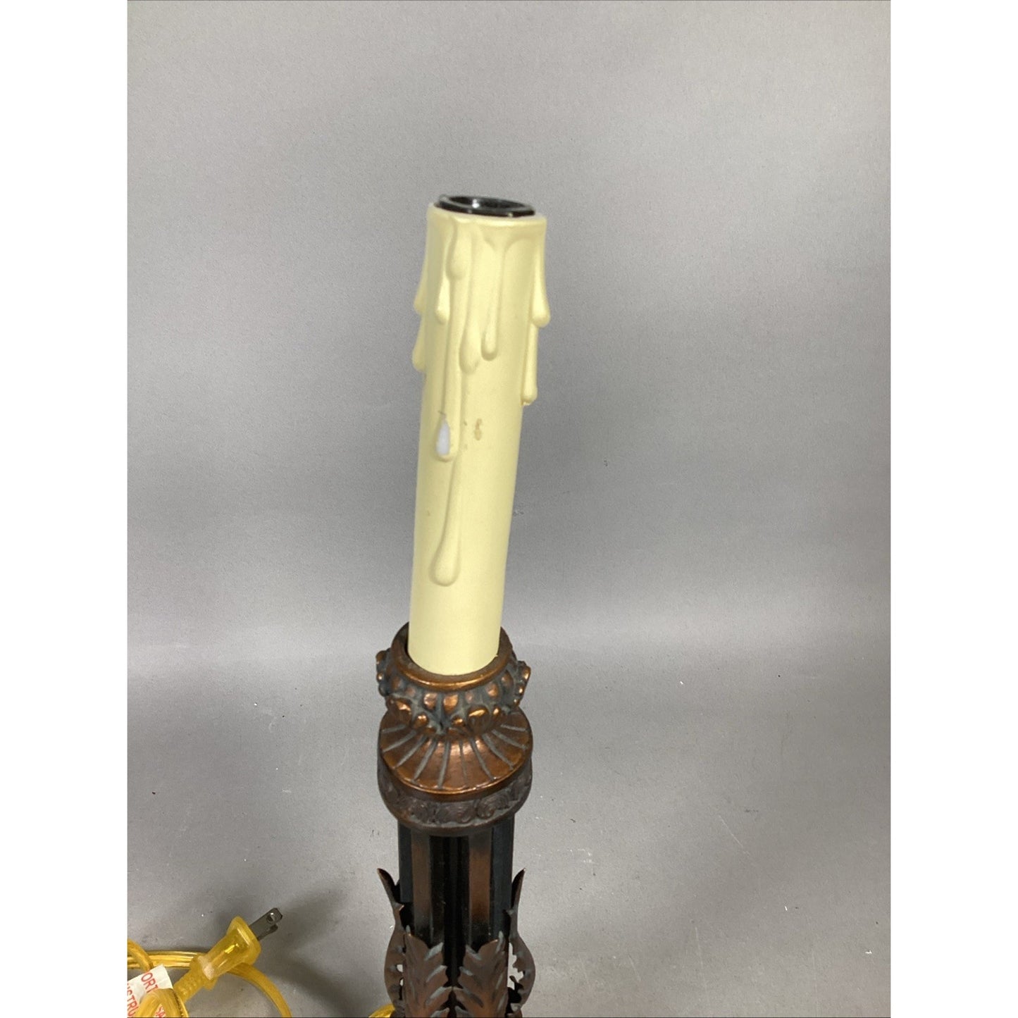 Vintage Portable Table Lamp Or Night Light - Untested - 16.5”H