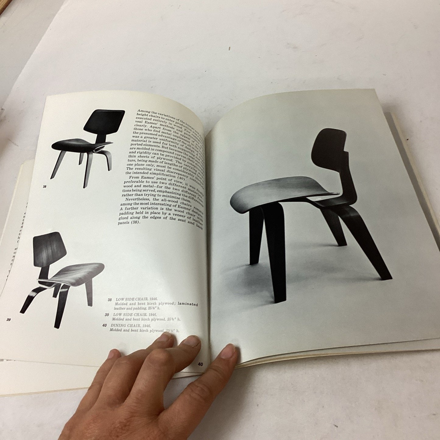 Vintage Charles Eames Furniture From Design Collection Book 1973