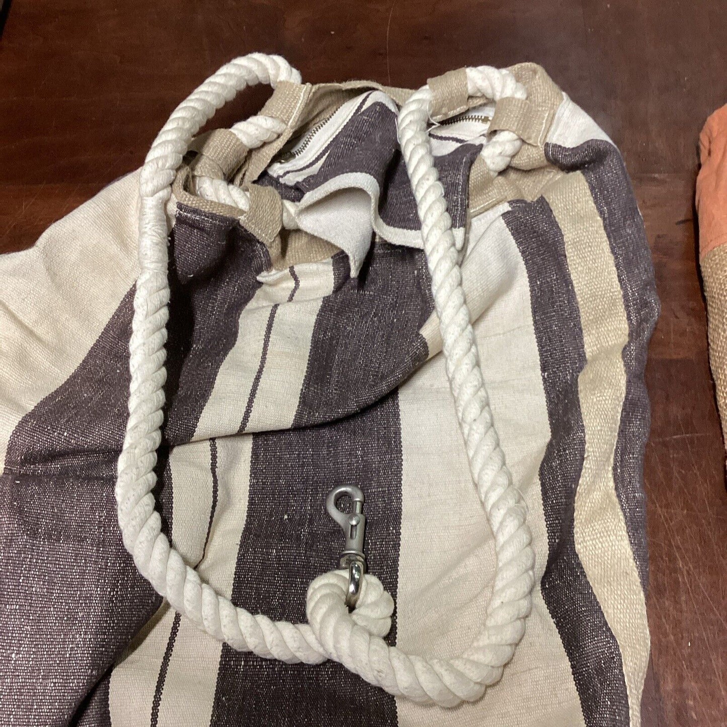 Set of 2 Large Vintage Duffle Bags/Backpacks