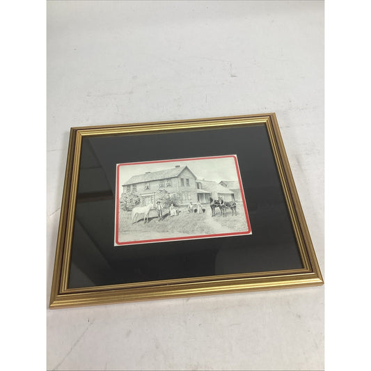 Robinson Winchester Farm (Marlboro, Vermont) Pencil Drawing By Jim Lucy
