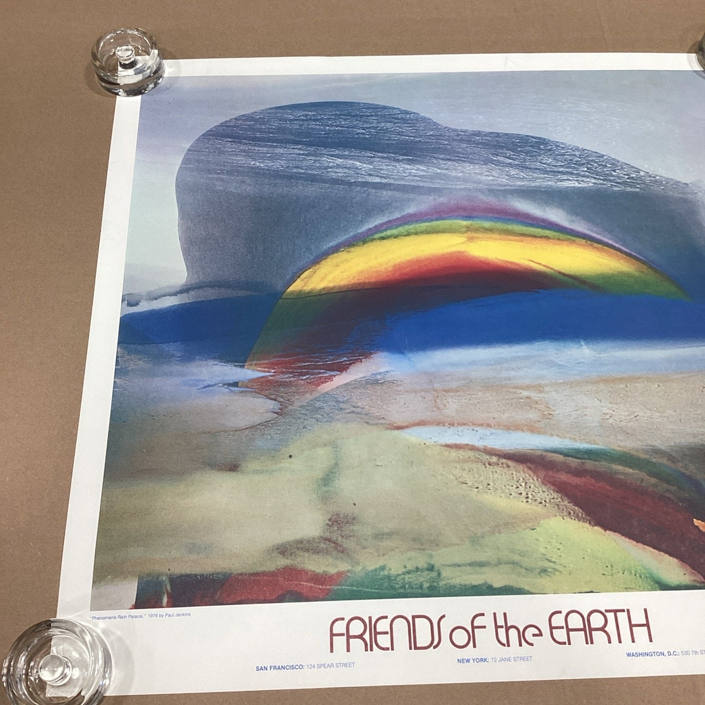 1980 Gerry Salant Friends Of The Earth Art Print Poster - 26.25x25”