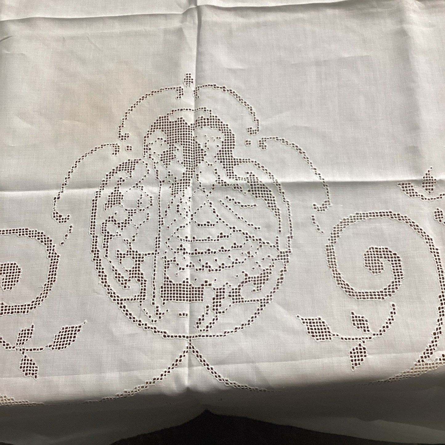 Rectangular White Table Cloth - ‘Dancing Duo’ Wedding Table Cloth - 70x70”