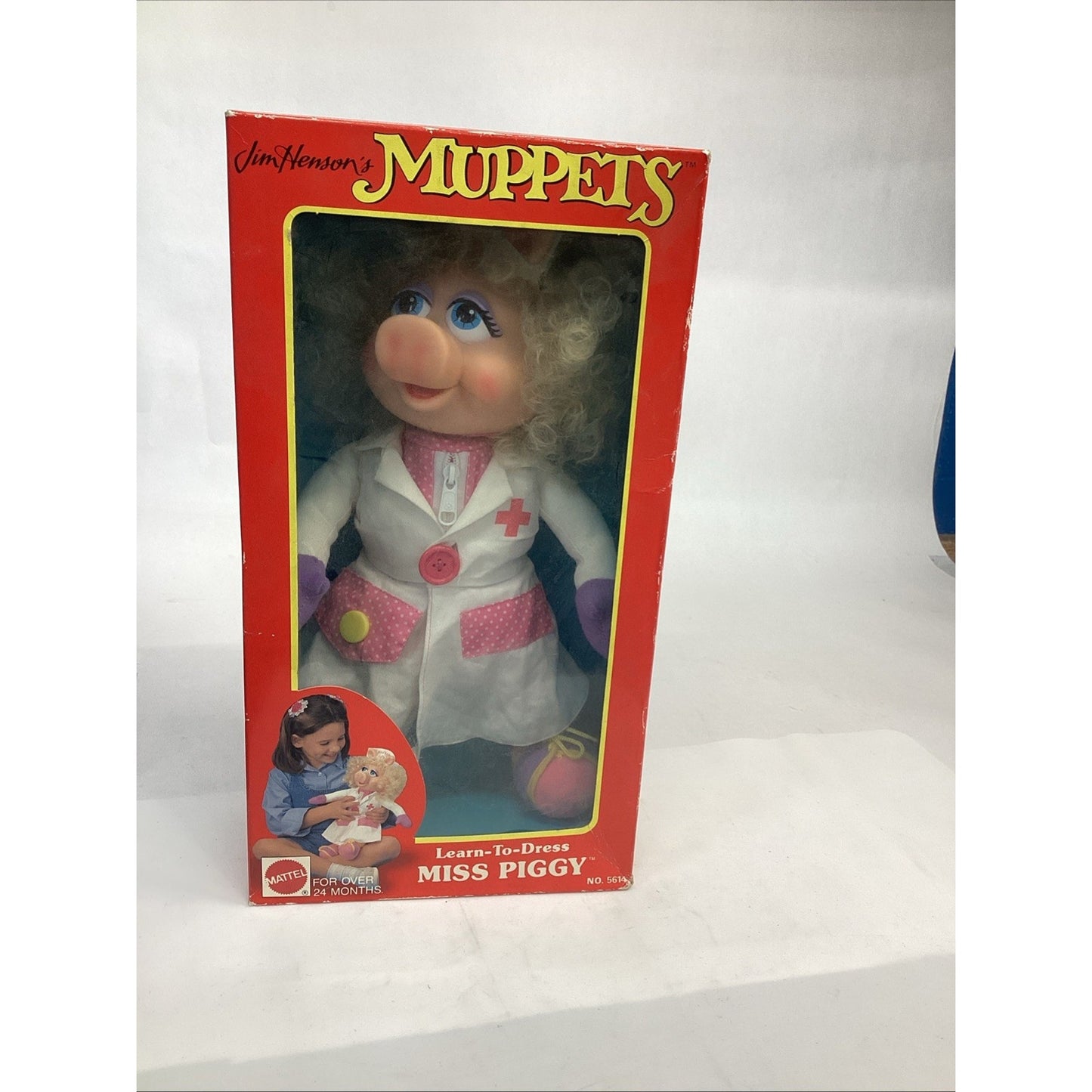 Jim Henson's Muppets Learn To Dress Miss Piggy Nurse Doll - Sealed