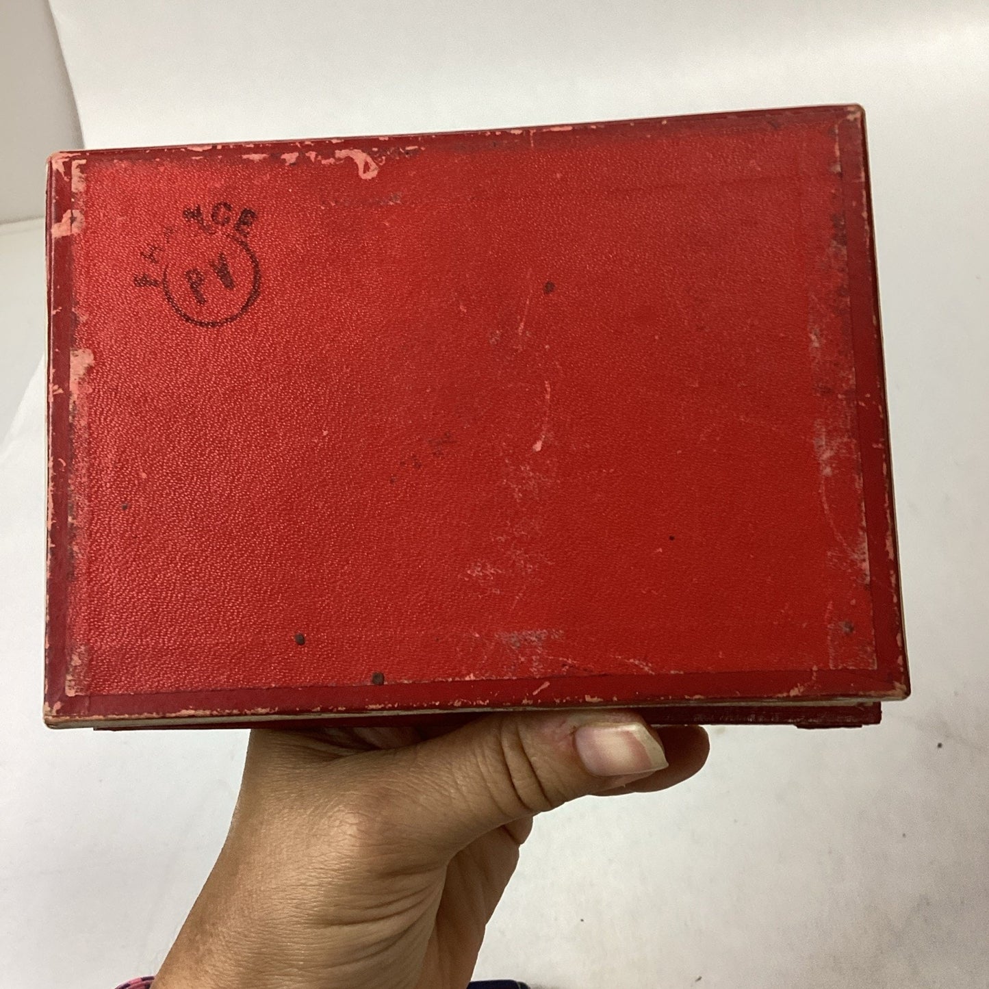 Set Of 3 Vintage Playing Cards In A George Washington Card Holder Box (France)
