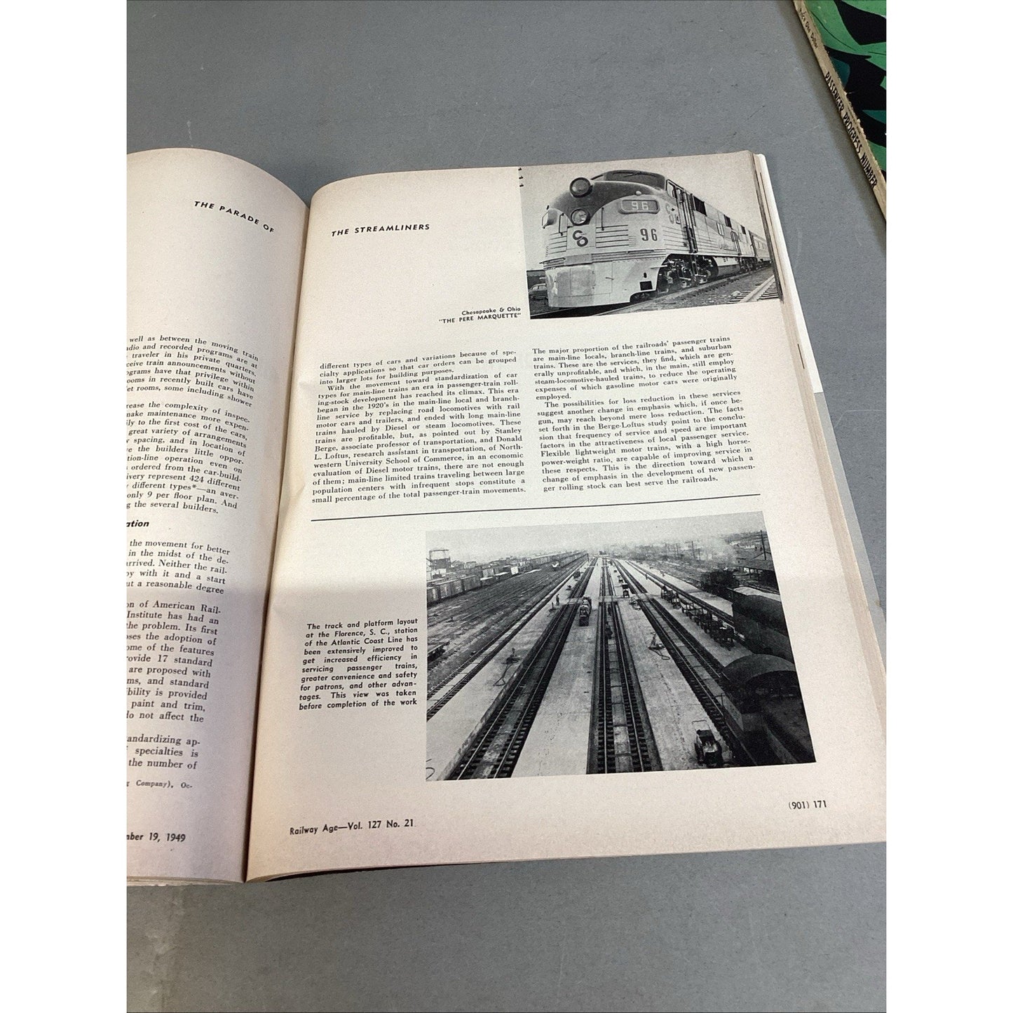 Railway Age Passenger Progress Number - 1949 & 1950