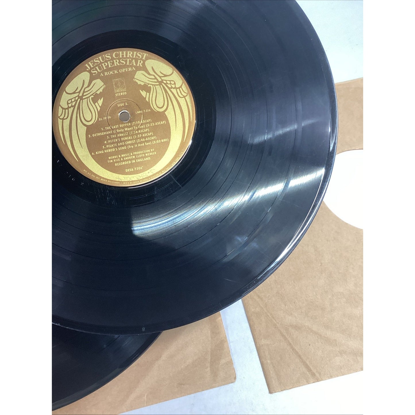 Jesus Christ Superstar Double LP Vinyl Record Album