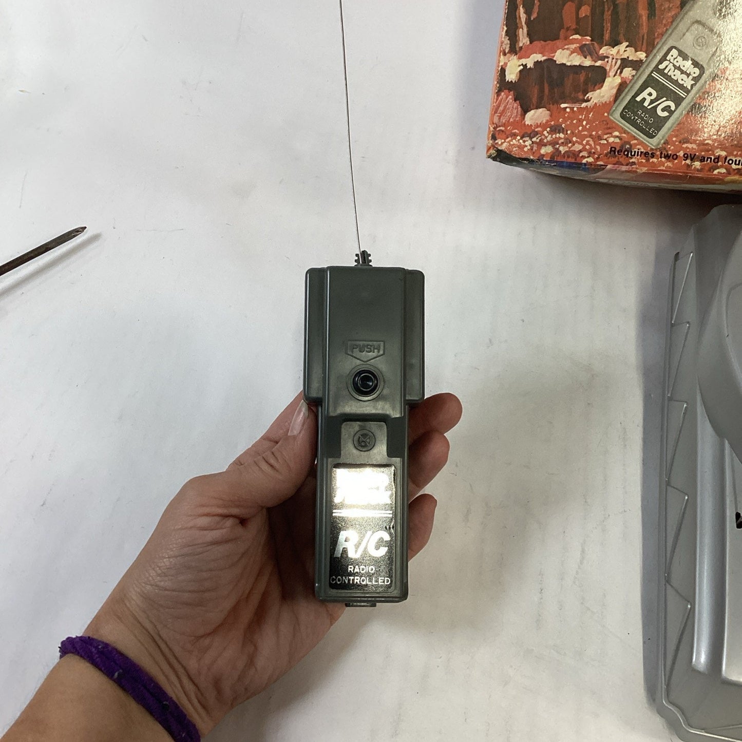 Radio Shack Radio-Controlled Toy with Remote, Model 60-3023A Incomplete
