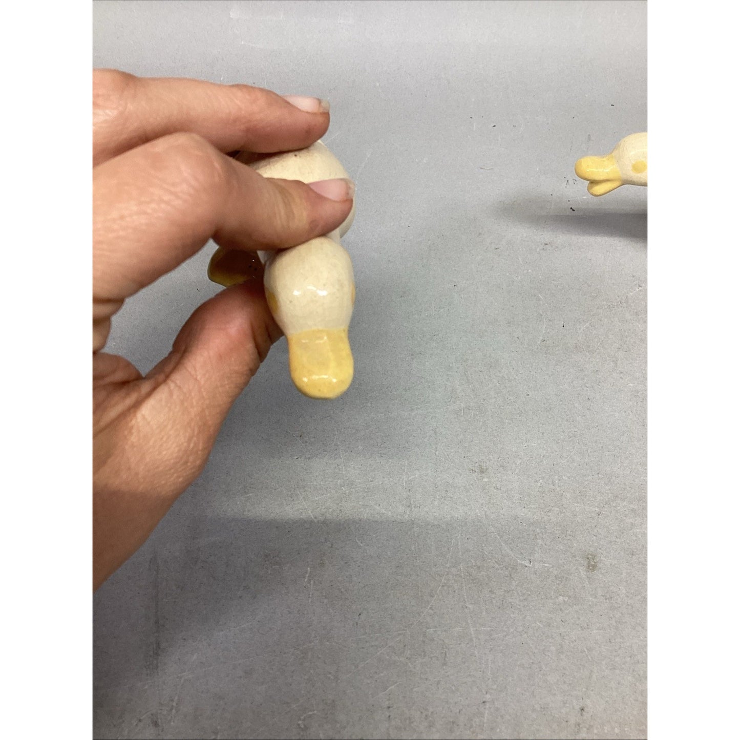 Set Of 3 Mid Century Ceramic Duck Figurines