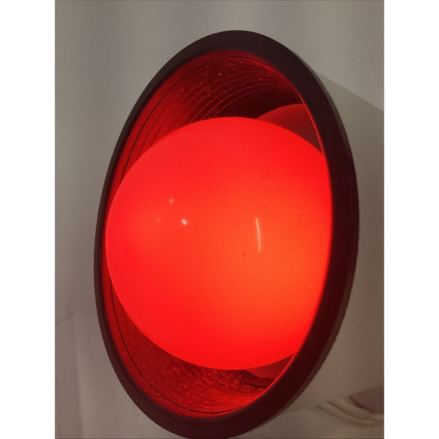 Portable Luminaire Lamp Spotlight With Red/White/Blue Lightbulb