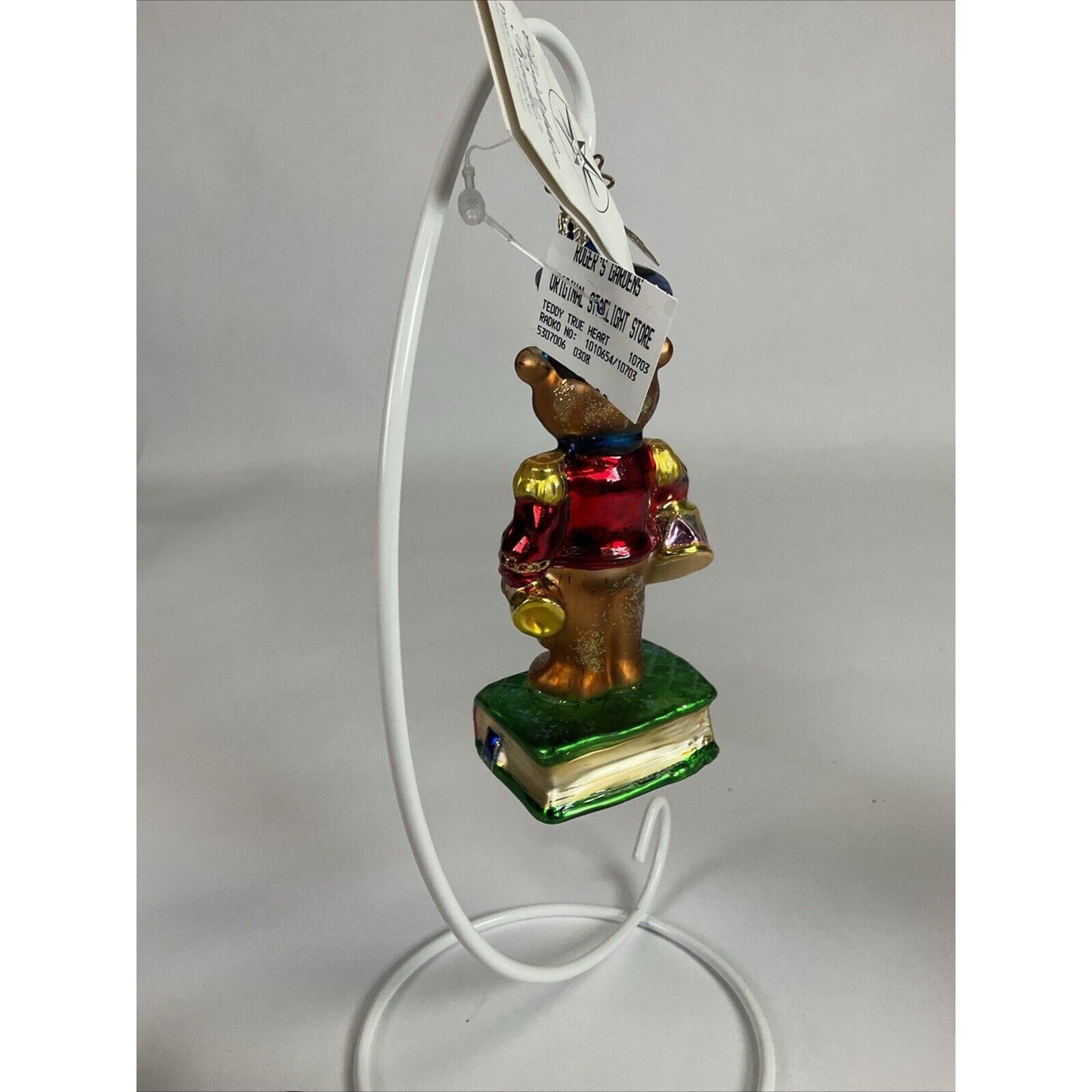 Christopher Radko "Teddy True Heart" Teddy Drummer Ornaments 2003