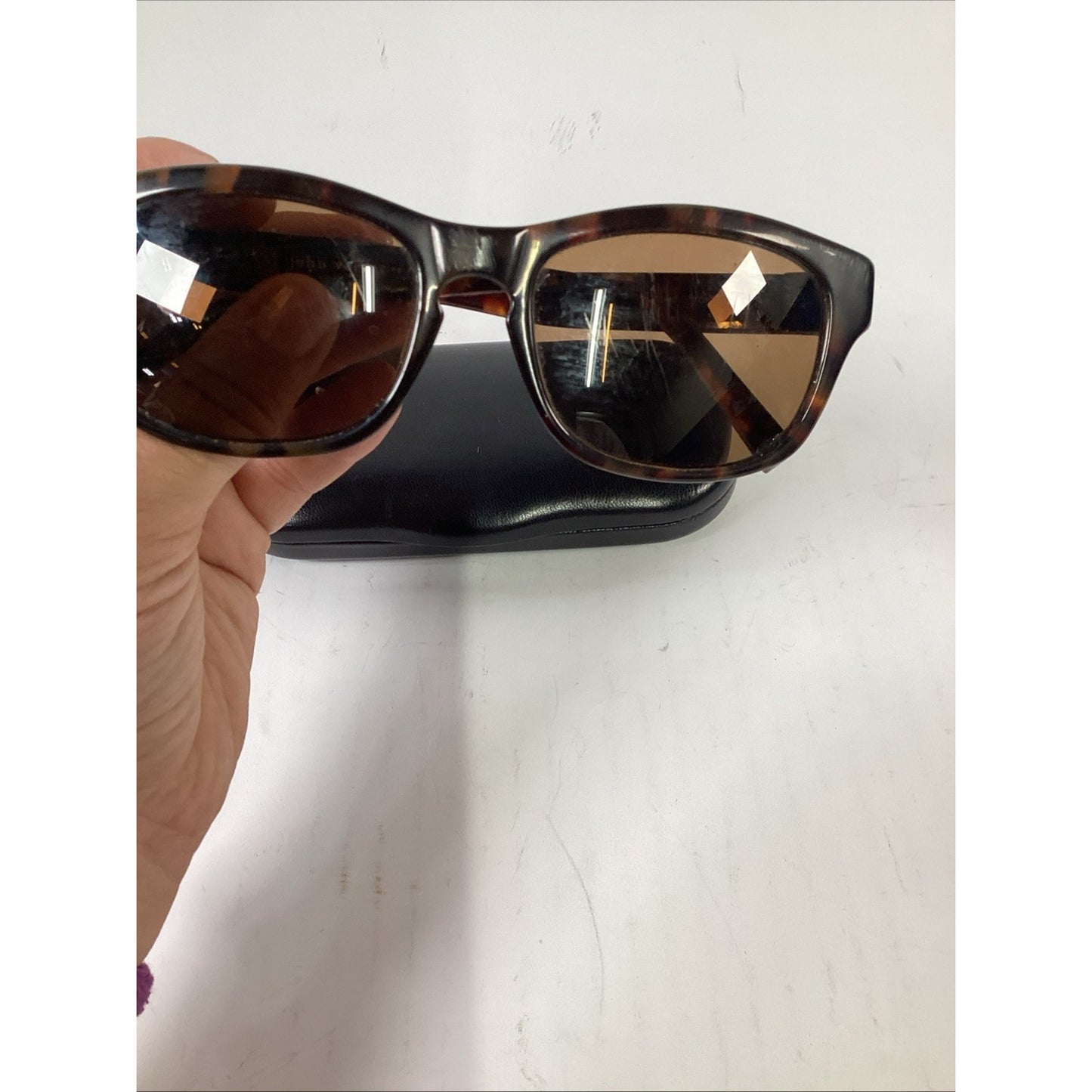 John Varvatos Tortoiseshell Sunglasses - V784UF 54-18-140