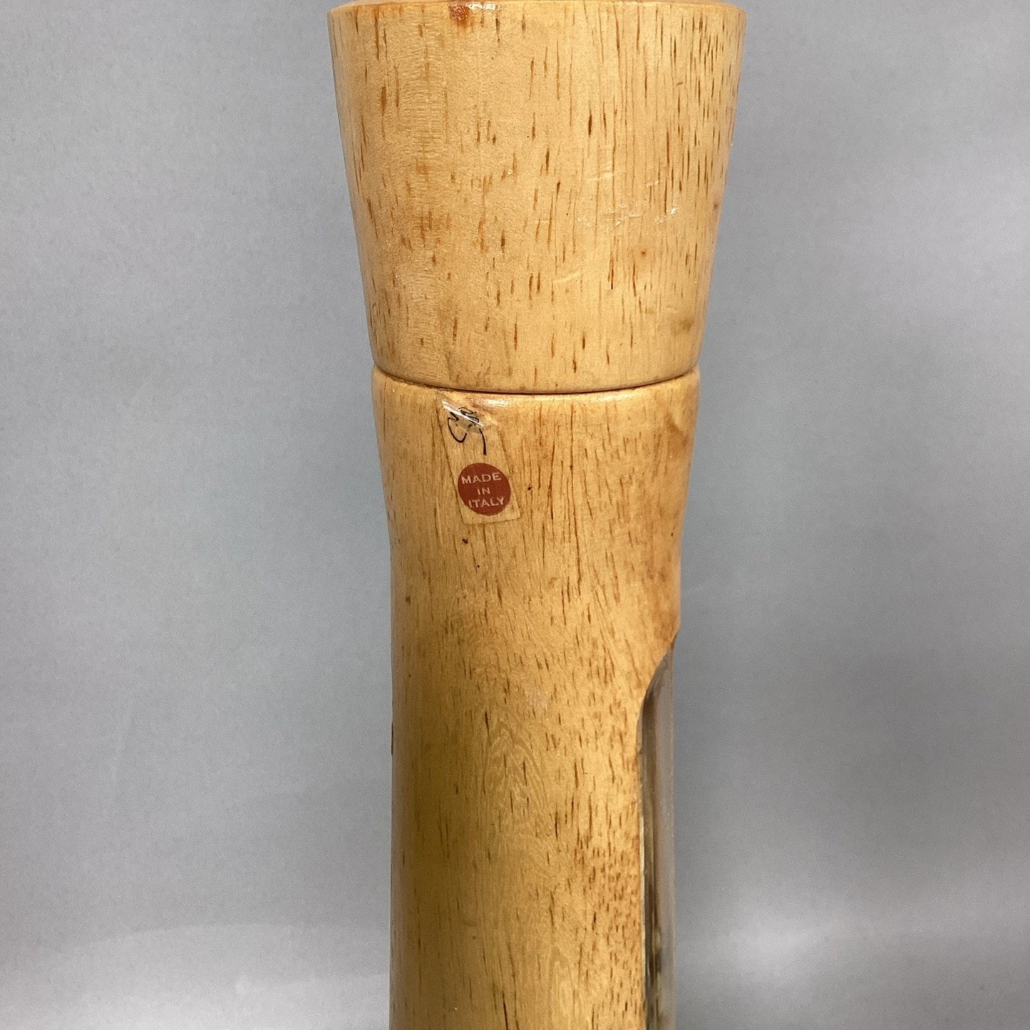 2-Piece Wooden Salt & Pepper Grinder/Mill 16" Tall w/See Thru Panels - Italy