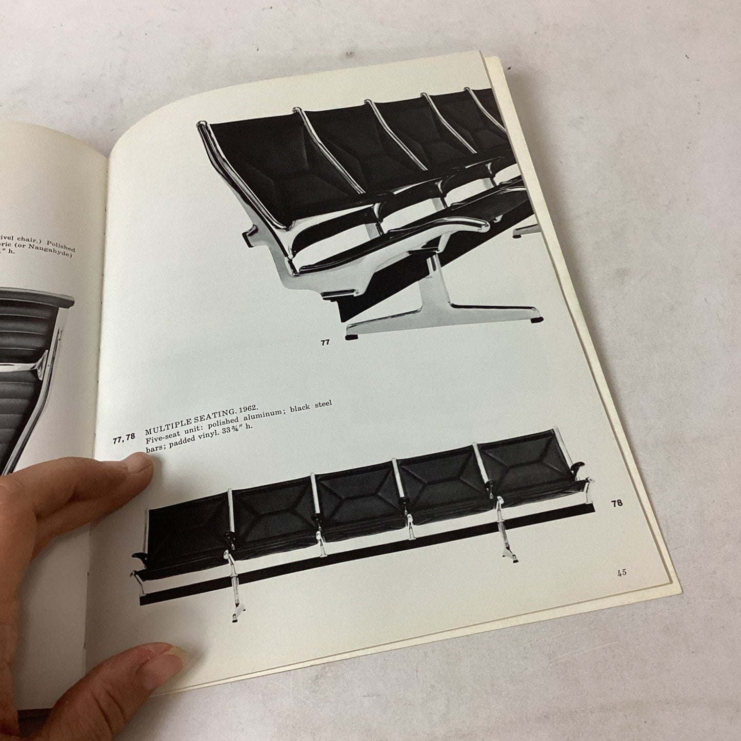Vintage Charles Eames Furniture From Design Collection Book 1973