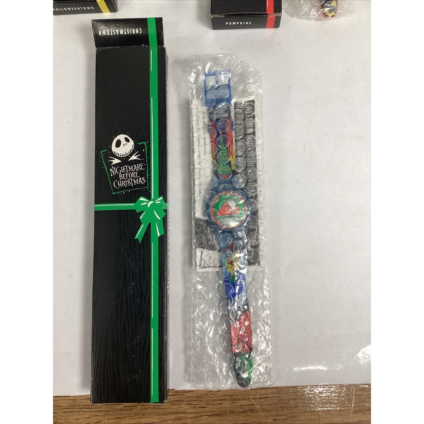 Nightmare Before Christmas 1993 Burger King (3) Watch Set - New