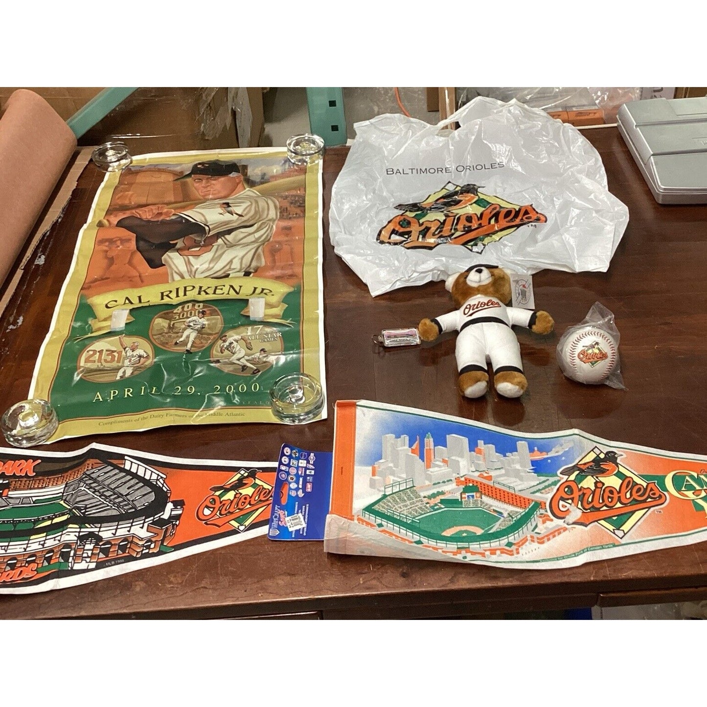 Lot of 7 Baltimore Orioles Memorabilia