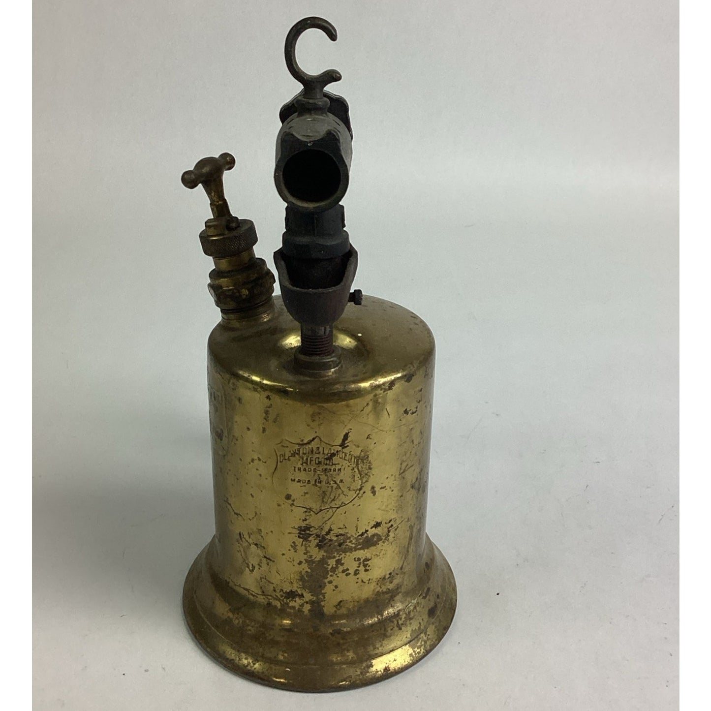 Vintage Clayton & Lambert Brass Blow Torch Detroit Jan 4 1921