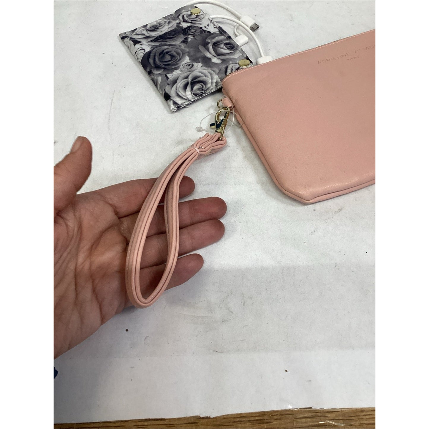 Adrienne Vittandini Dusty Blush Smooth Charging Purse Power Bank