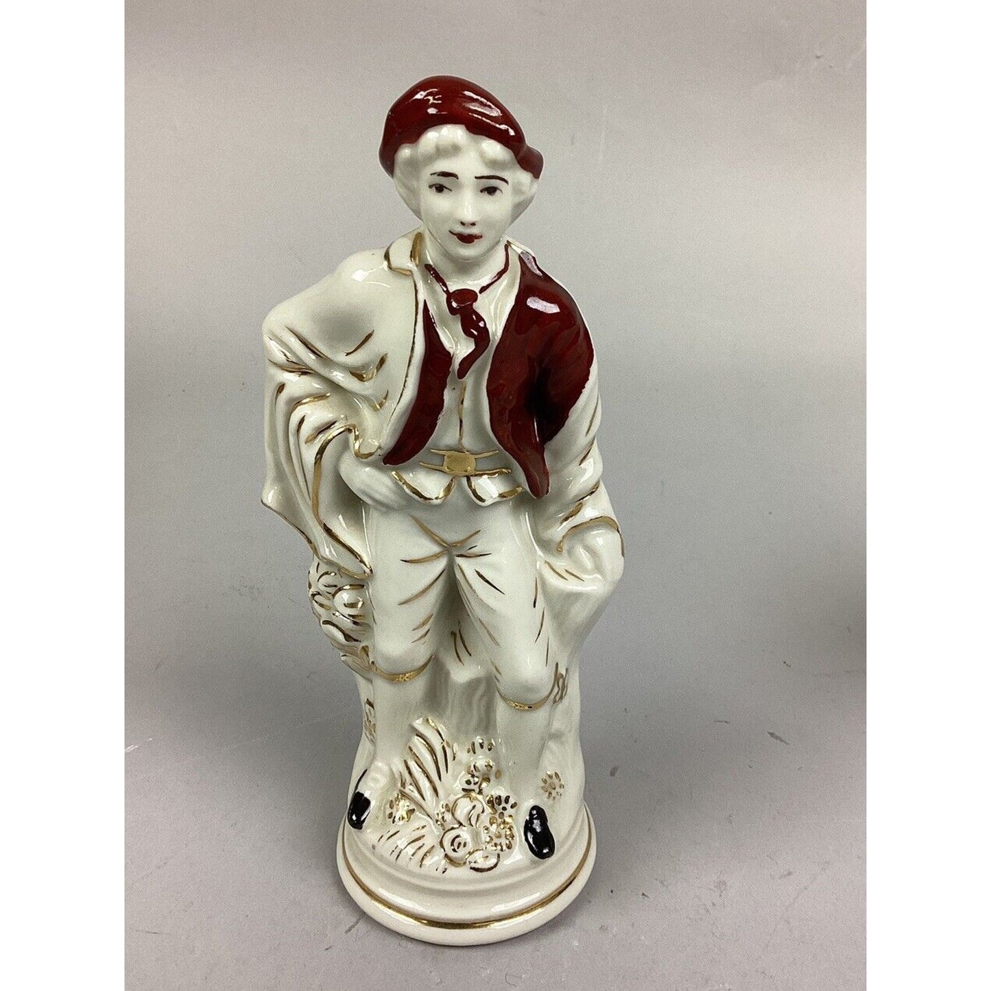 Set Of 2 Vintage Porcelain Figurines - Man & Woman