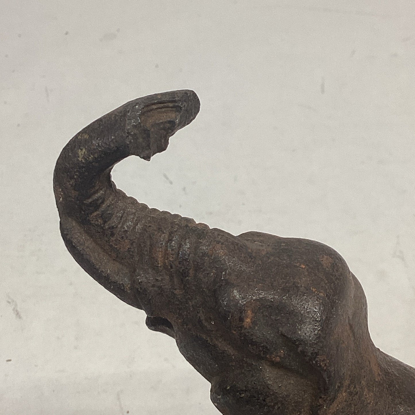 Vintage Cast Iron Elephant Figurine