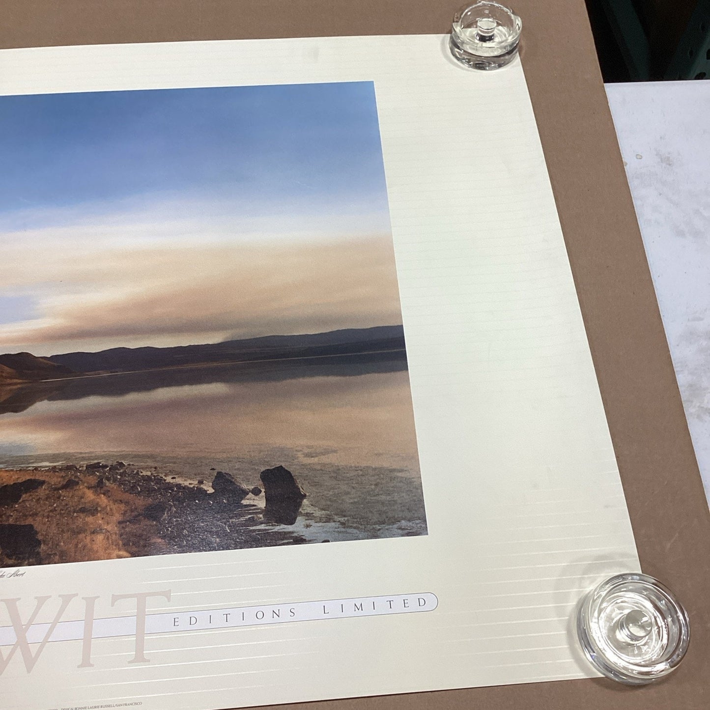 1984 Deborah Dewit Editions Limited Lake Albert Poster Print - 36x25”