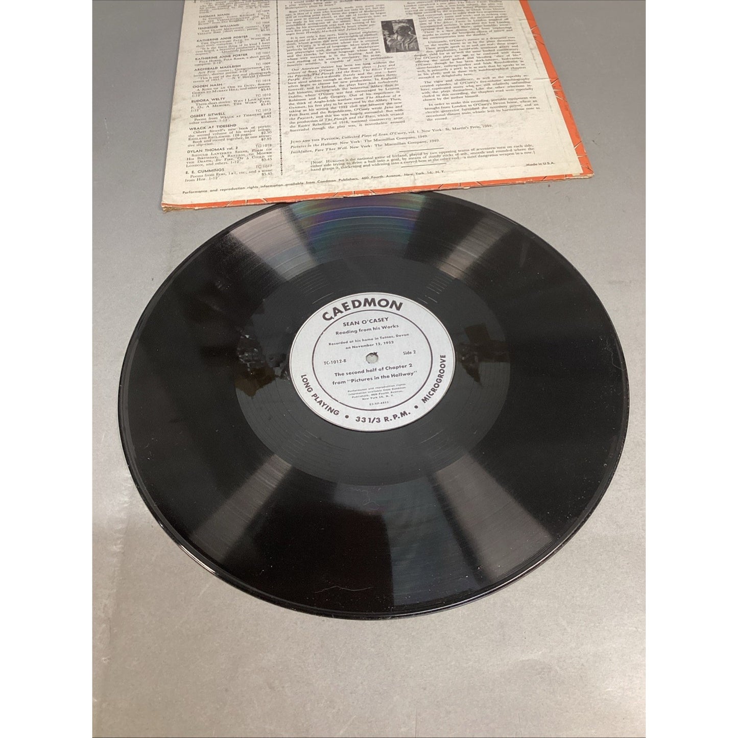 Under Milk Wood, Pleasure Dome, Sean O’Casey & The Mindbenders Records
