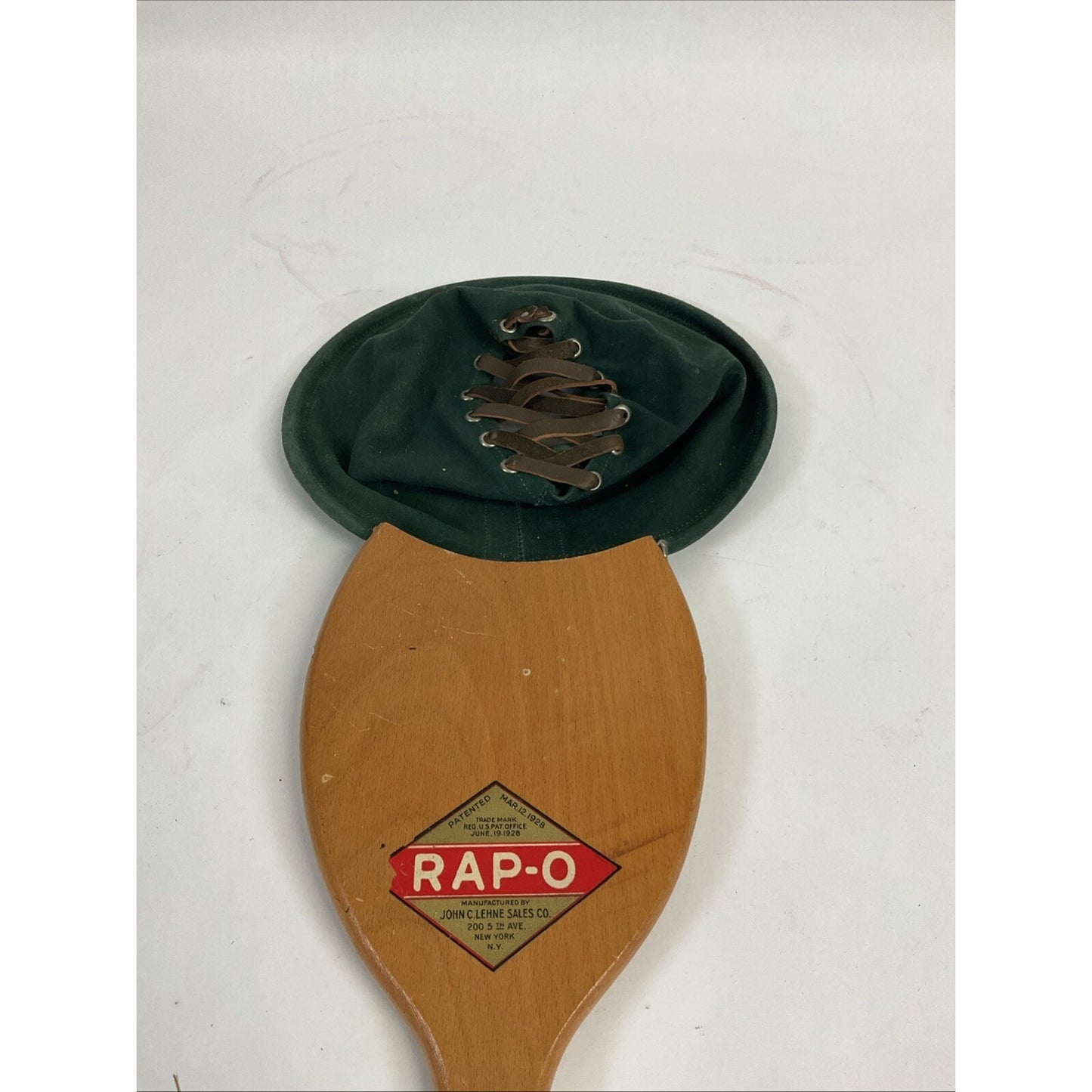 Vintage Rap-O Racquets Paddles by John C. Lehne Sales Co. New York Set Of 2