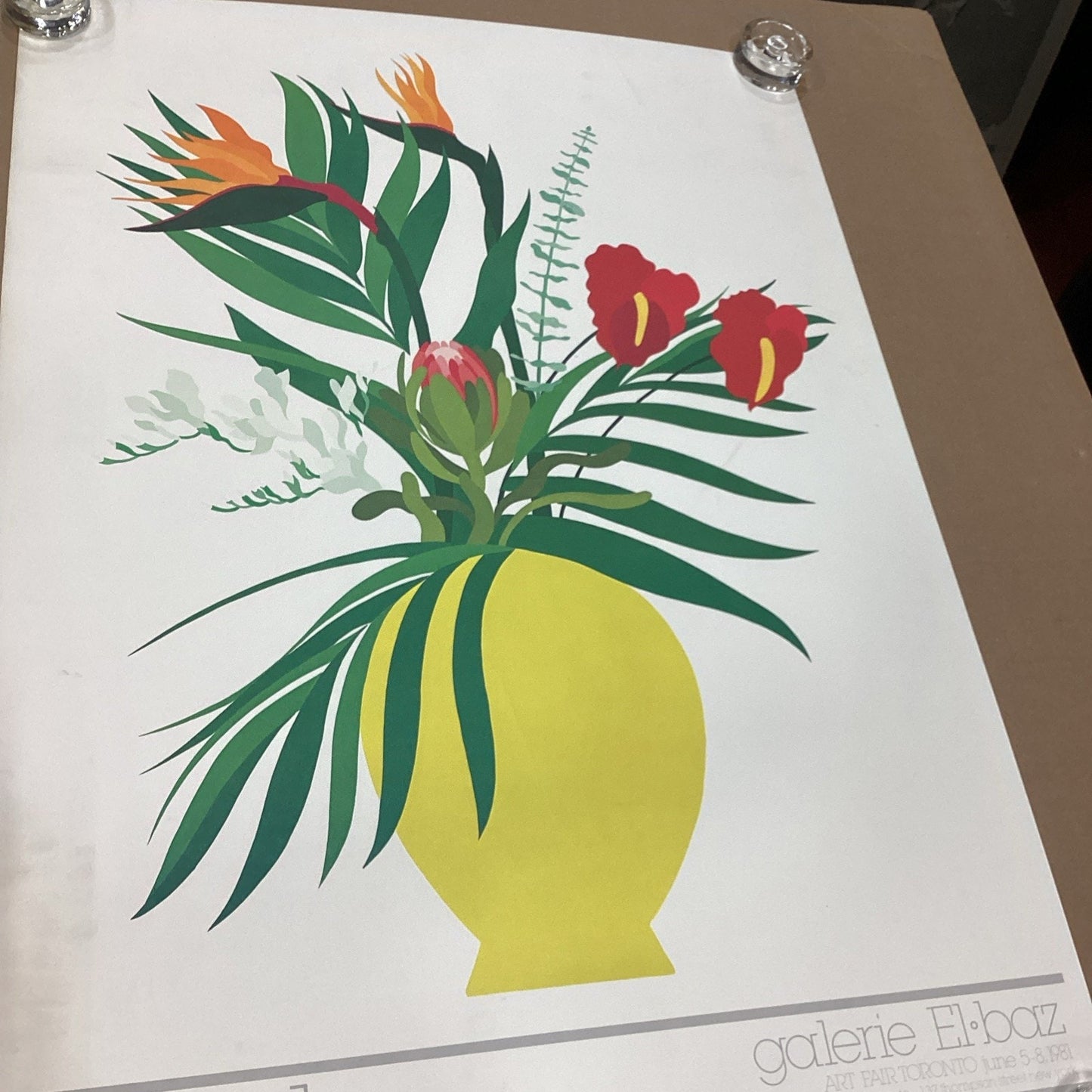 Galerie El Baz Lander - Floral Poster - 39.5x27.25”