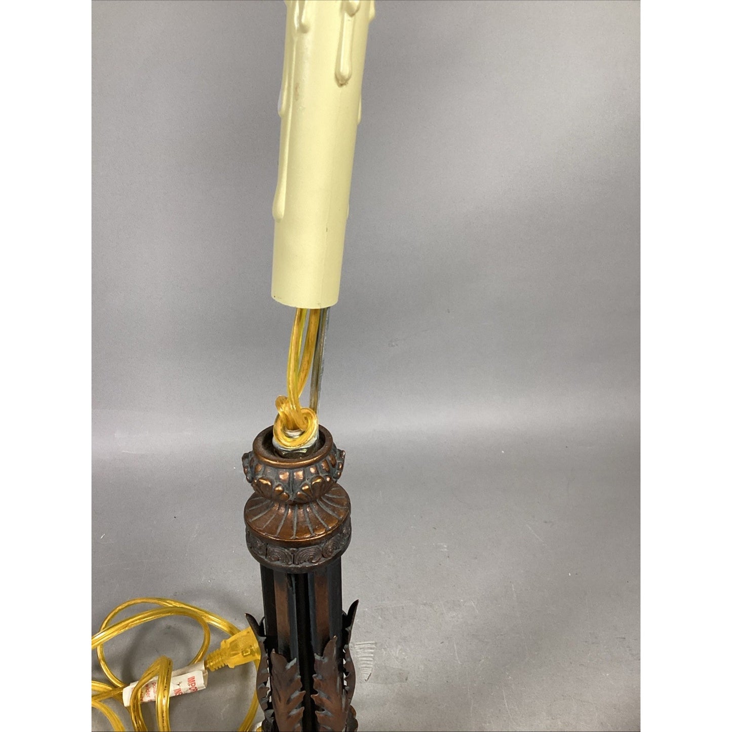 Vintage Portable Table Lamp Or Night Light - Untested - 16.5”H