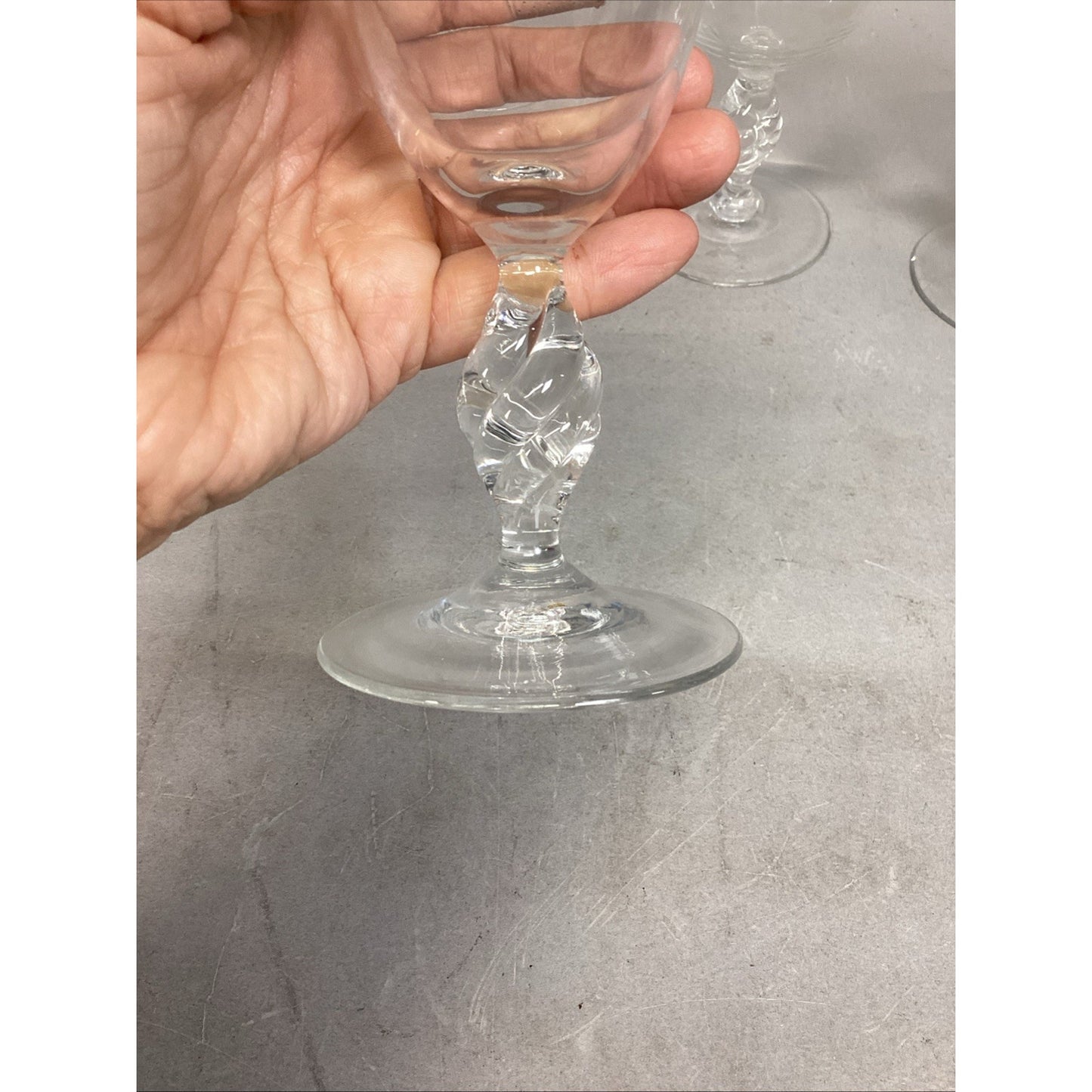 Set Of 5 - Wine Glasses And Water Goblets