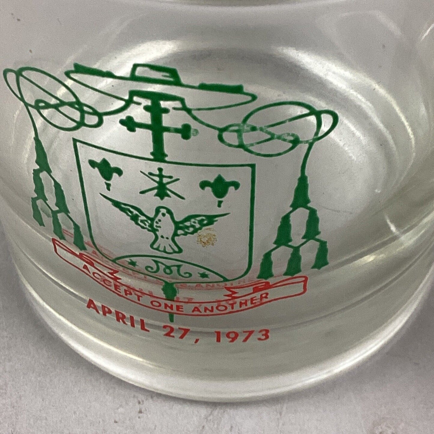 Accept One Another Set Of 6 Glass Tumblers - April 27, 1973