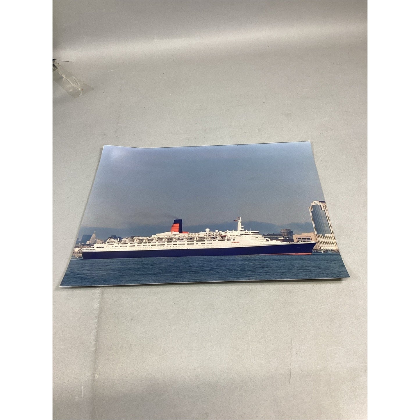 Lot Of 7 - Cunard Poster Print, 1 Photo, 1 Mag Article - Matson & Bermuda Lines