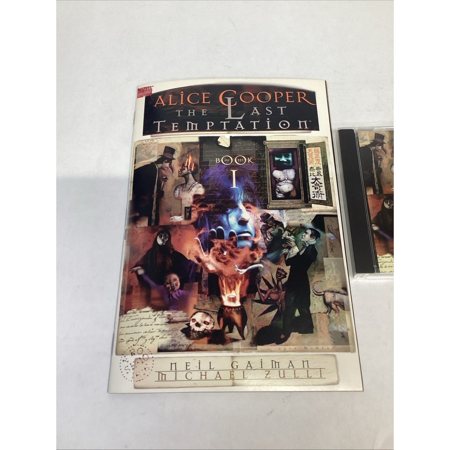 Alice Cooper The Last Temptation Book # 1 NM Marvel Comic Book & CD