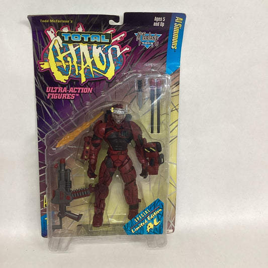 McFarlane Toys Total Chaos Al Simmons Special Edition Series 1 Spawn 1996. NOS