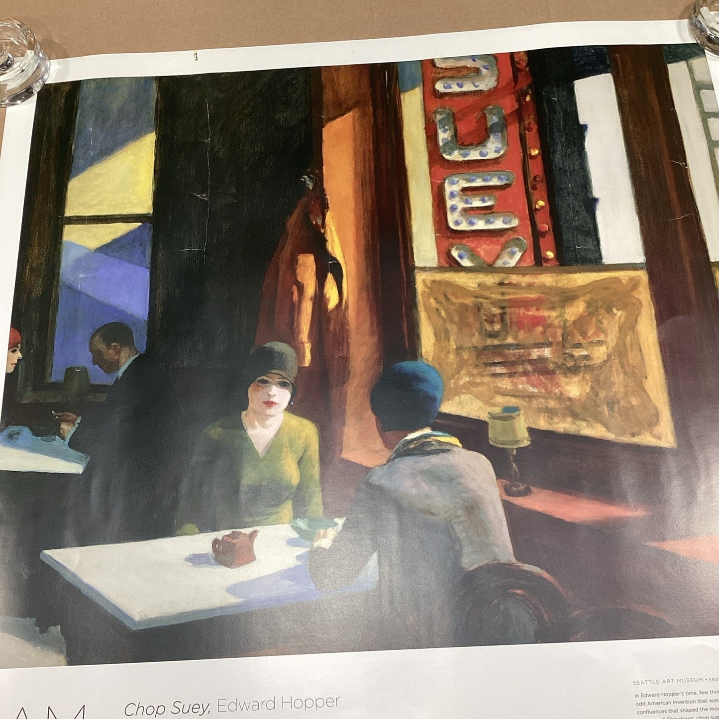 Edward Hopper - Sam - Chop Suey Poster - 24x23.5”