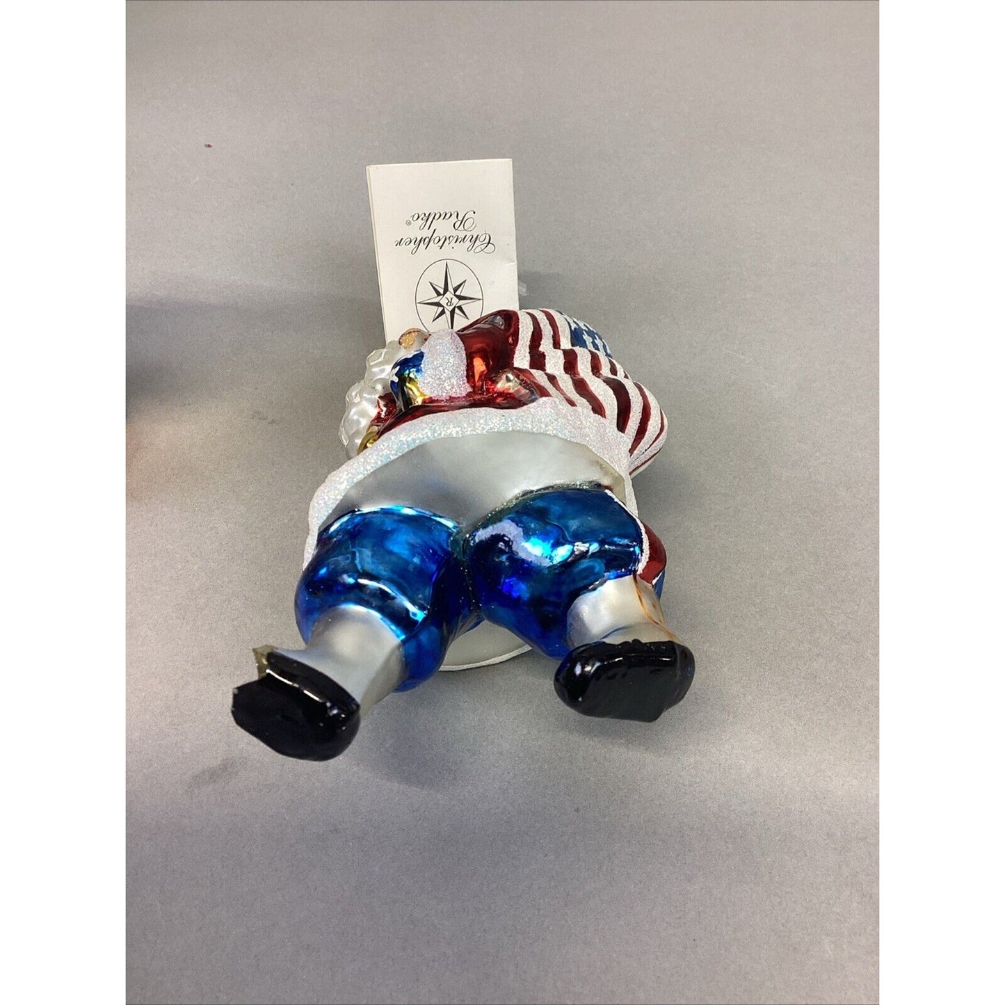 Radko Santa Patriot Parade Christmas Ornament - Damaged on 1 Foot