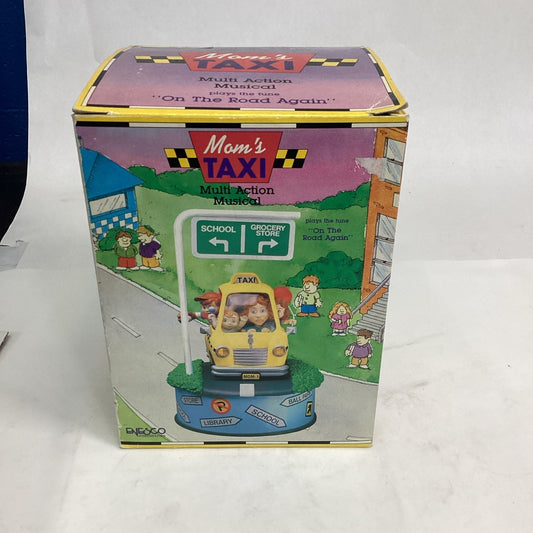 Enesco Mom's Taxi Multi Action Musical Music Box On The Road Again Rare