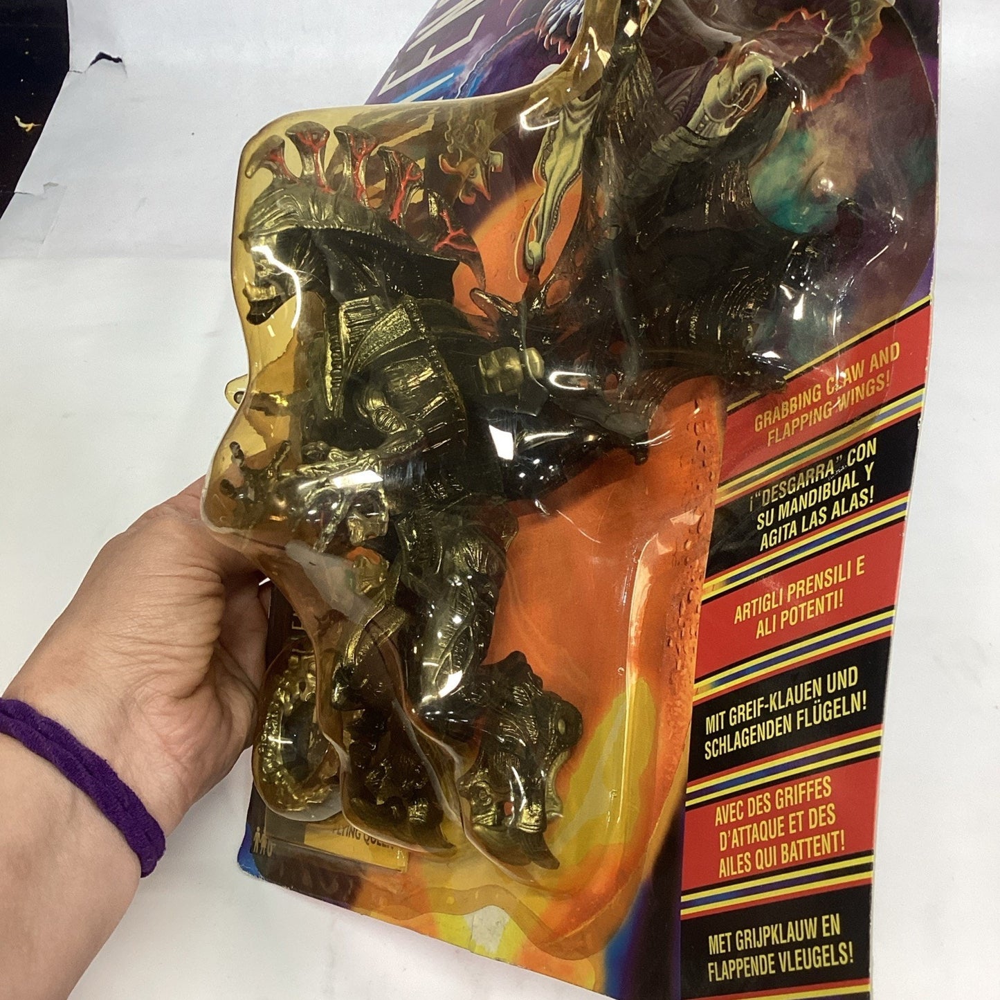 Vintage Rare NOS 1992 Flying Alien Queen Action Figure Foreign Version