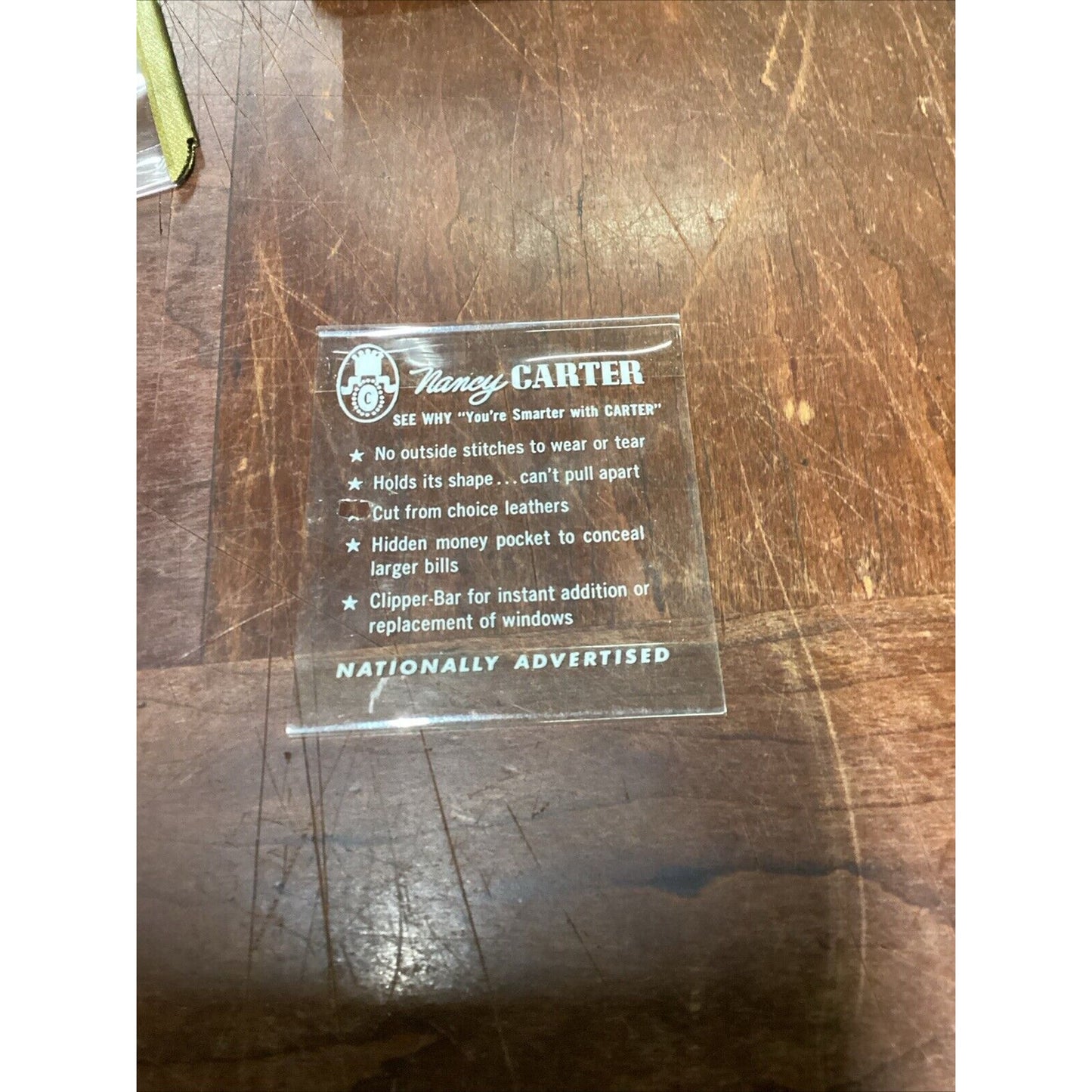 Vintage Carter Passfinder - Genuine Pigskin - With Original Papers & Box