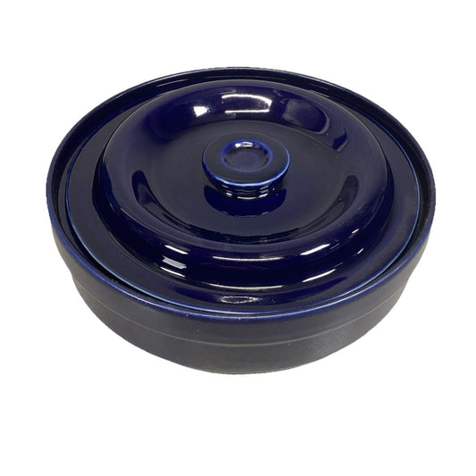 Pfaltzgraff 2qt Dark Blue Stoneware Covered Casserole Dish - #315