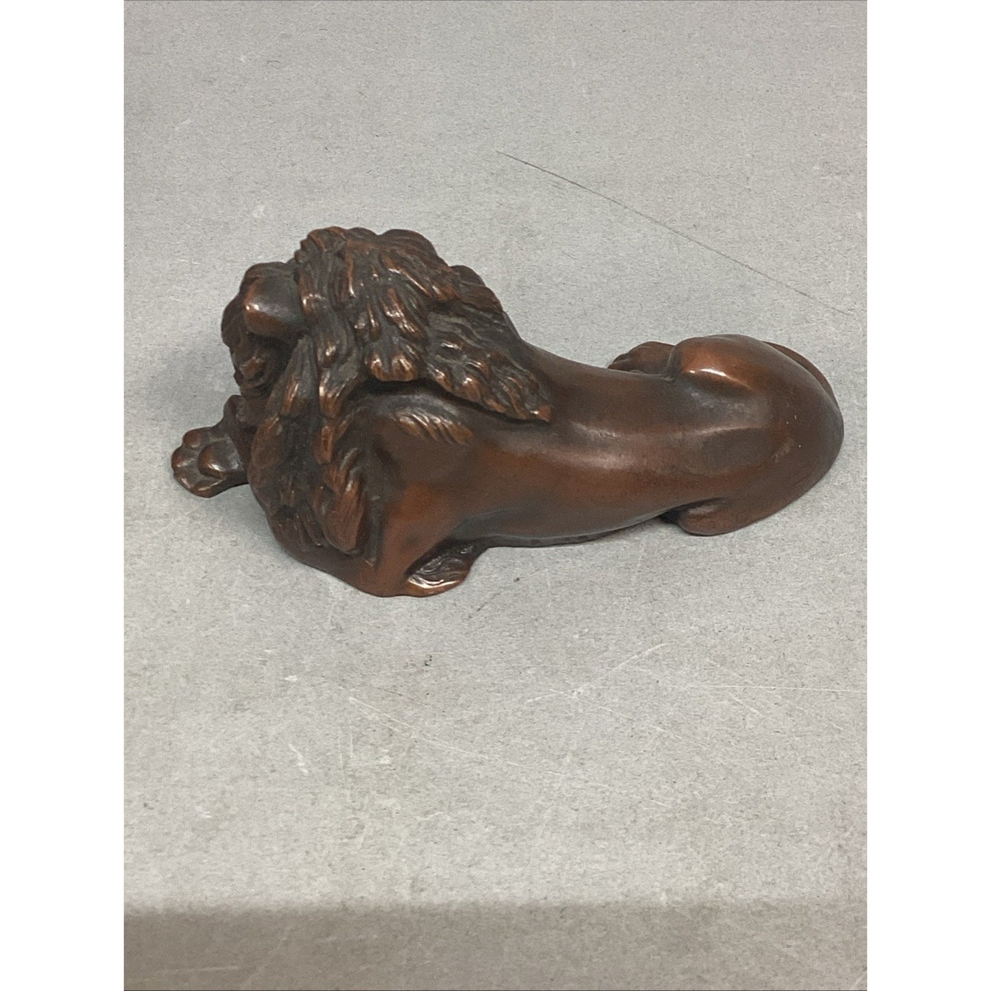 JB JENNING BROS Original Lion Old Figural Paperweight Decorative Art Statue