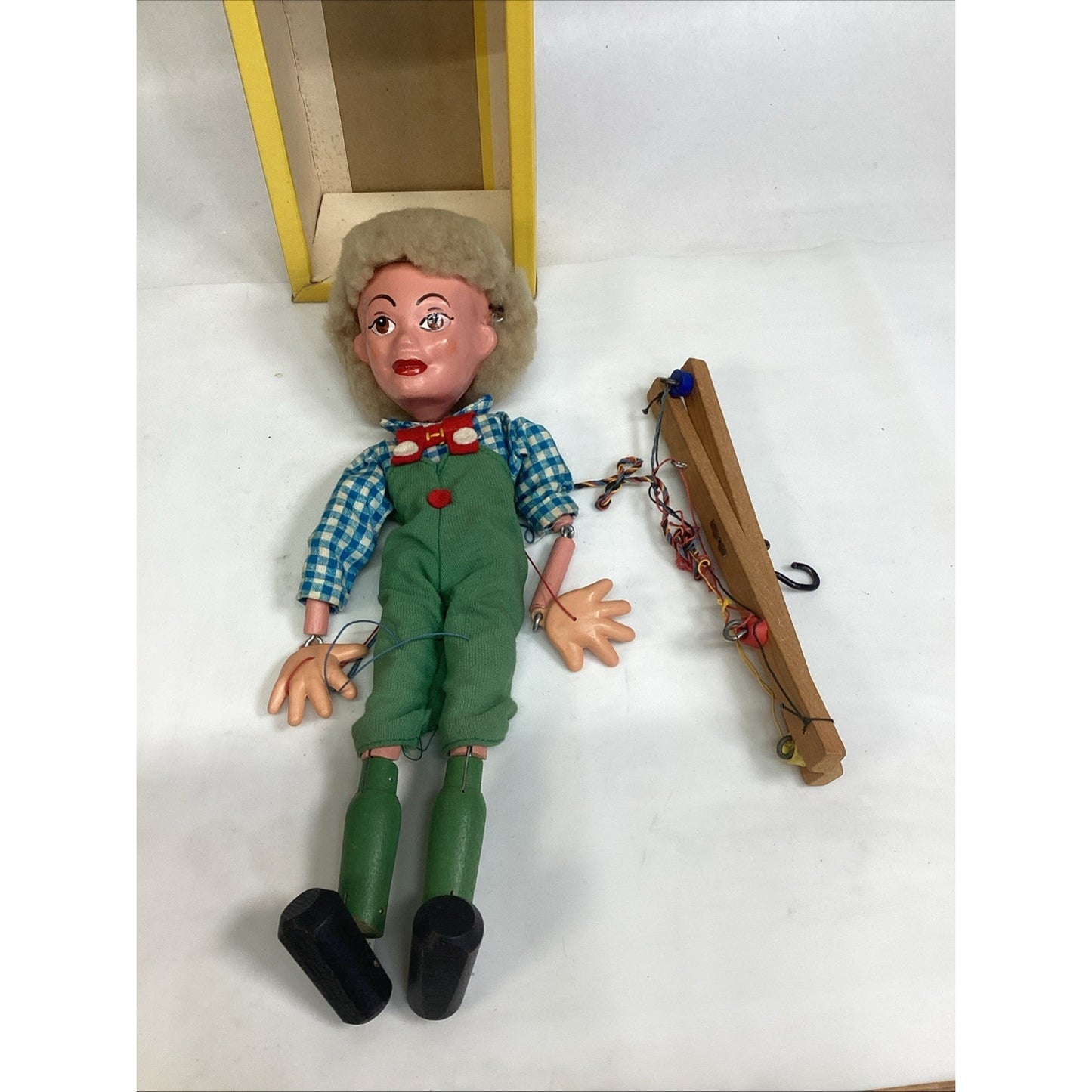 Vintage Rare Pelham "Hansel" Marionette Hand Puppet With Original Box - NOS