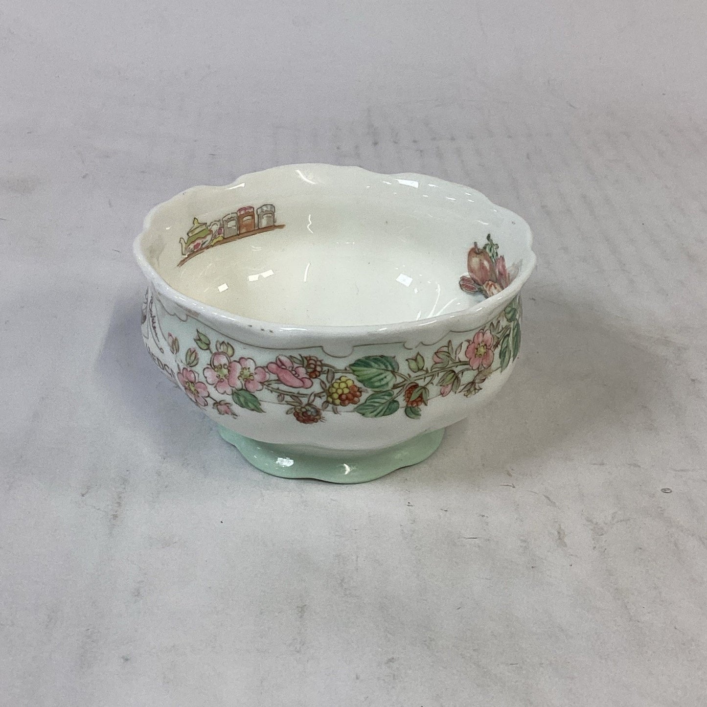 1985 Royal Doulton Brambly Hedge Open Sugar Bowl Mini Bone China Tea Service