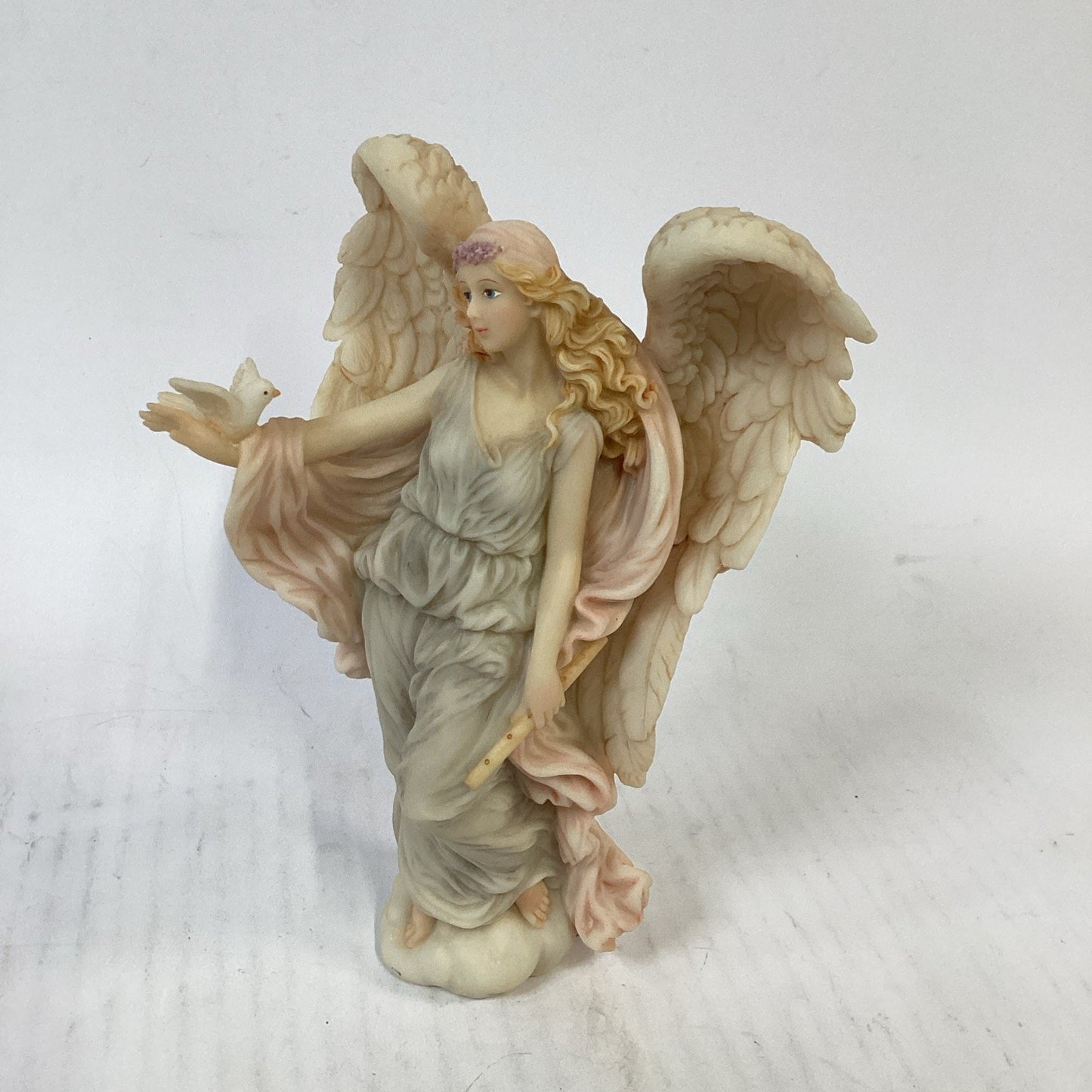Lot Of 2 Angel Figurines - Roman Resin Angel & Seraphim Angel Classics Isabel