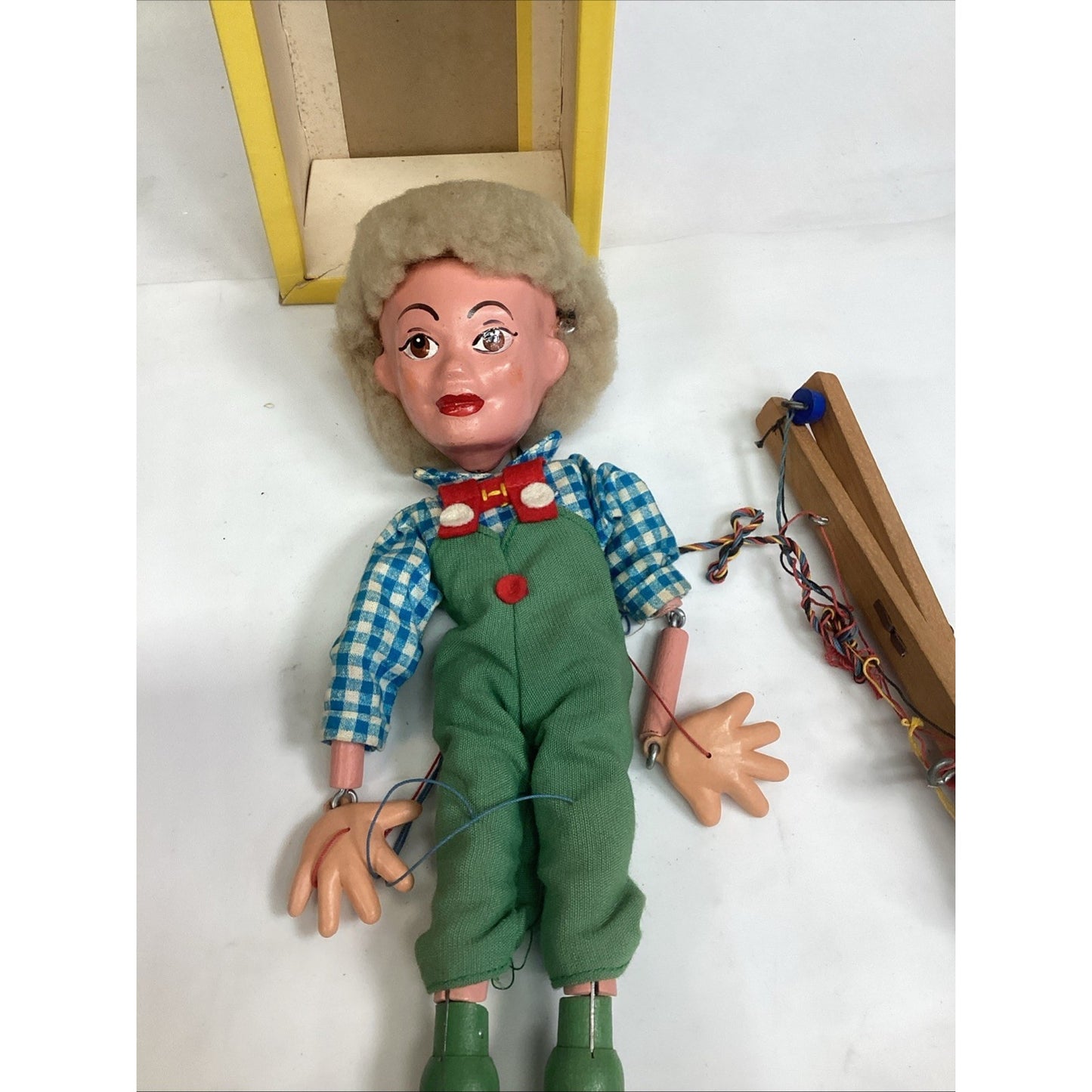 Vintage Rare Pelham "Hansel" Marionette Hand Puppet With Original Box - NOS
